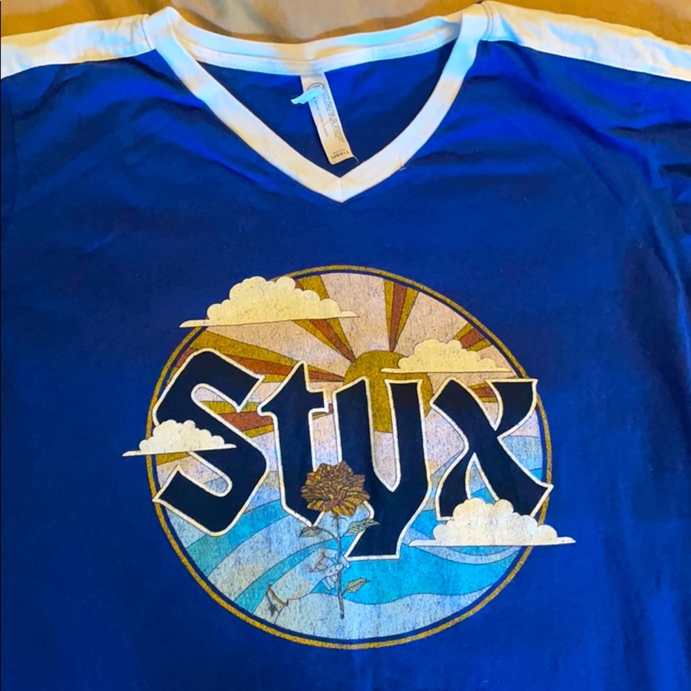 STYX Concert tour vintage/athletic style tee
